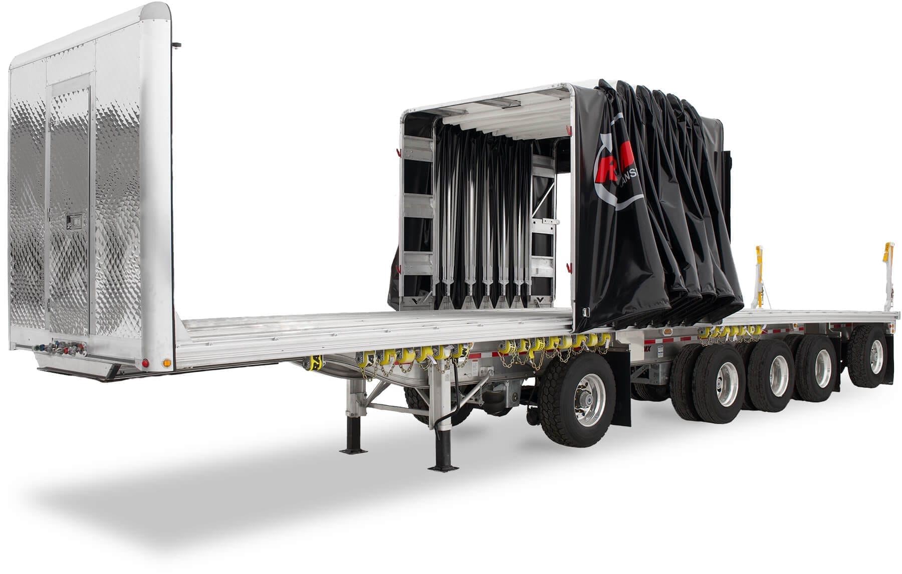 eagle black tarp front iso open to middle