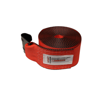 CEST4FVTI Y 4 in flat hook strap only front VTI Red