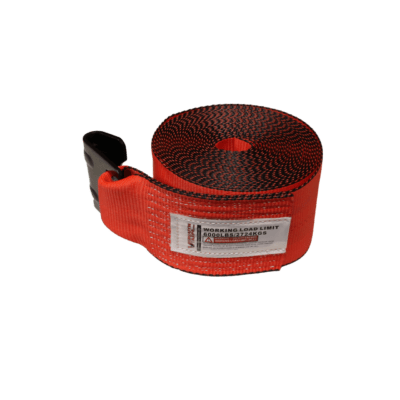 CEST4FVTI Y 4 in flat hook strap only front VTI Red