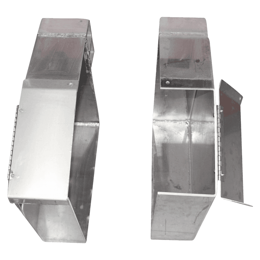 Lumber Carrier Bracket Set with Locking Door