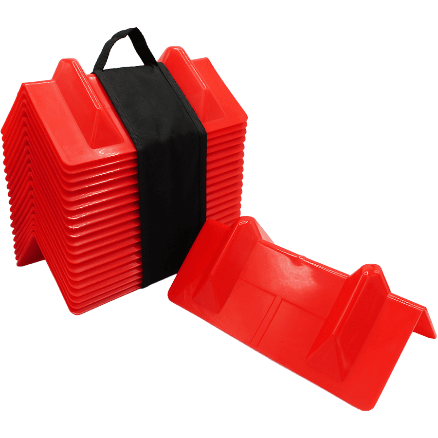 20 Pack Yellow 4" Flatbed Edge Protectors With Carrying Case - 4" Winch Ratchet Straps Plastic Corner Protectors For Flatbed Cargo Load - Walmart Supplies - View #7