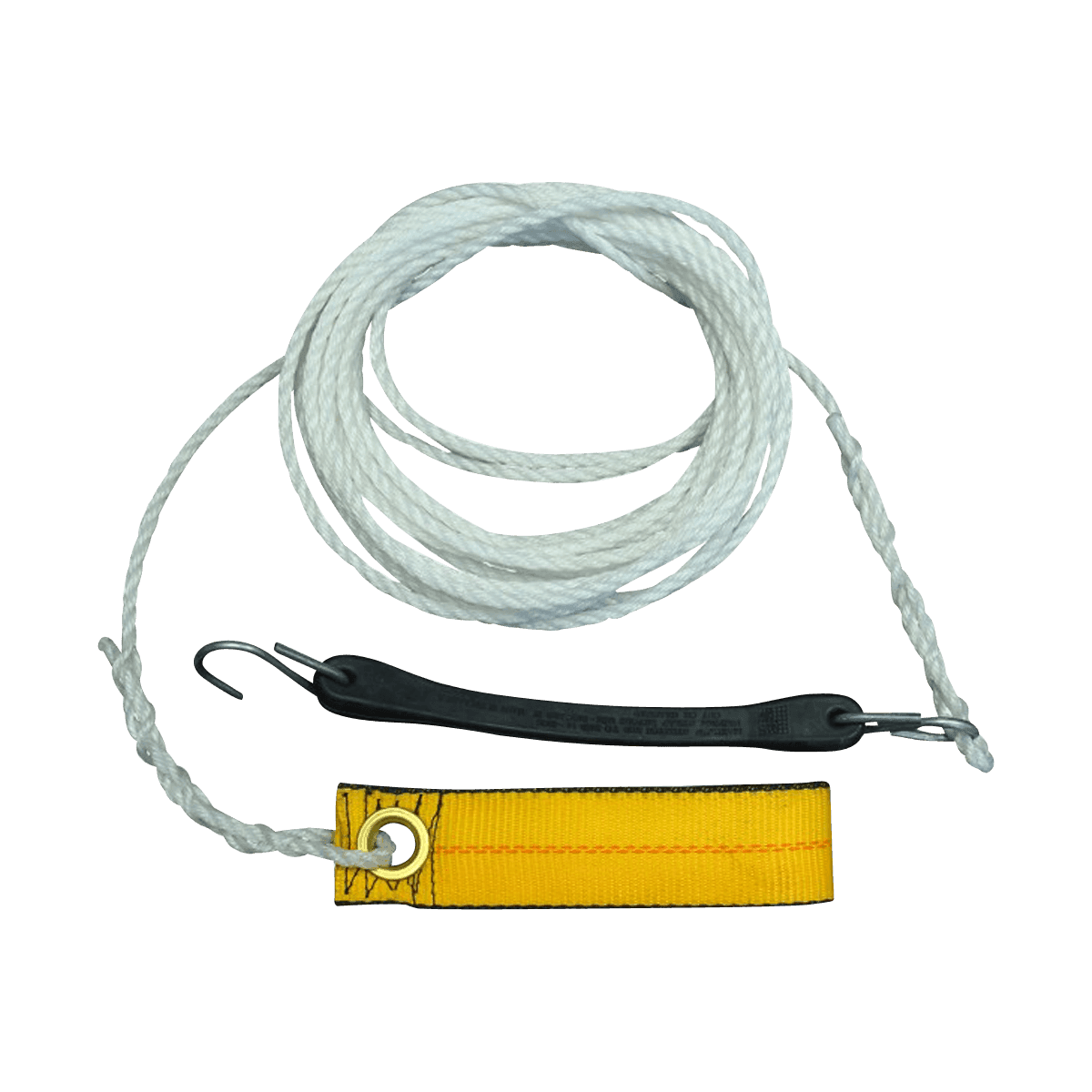 30' Rope with 9" Rubber Strap End + 2" Cargo Strap End
