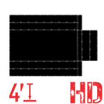 16' x 18' (4' Drops + Flap) Heavy Duty Steel Tarp